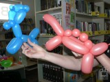 balony w kształcie zwierząt