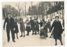 Powiększ zdjęcie Libusza zimą; 14 lutego 1932 roku; fot. Bohdan Jaciow 
