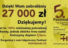 Przejdź do - 5. Festiwal im. Zygmunta Haupta — sukces zbiórki na wspieram.to!