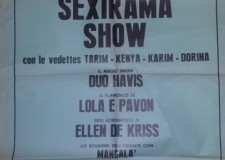 Powiększ zdjęcie Plakat reklamujący występy Havisa we Włoszech; 1981 rok