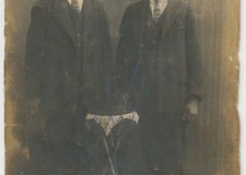Powiększ zdjęcie Po prawej: Jan Gaber (ojciec Stanisławy Wójtowicz), który zmarł w wieku 35 lat