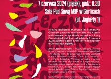 Powiększ zdjęcie Plakat — Spotkanie autorskie z Anną Czerwińską-Rydel