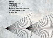 Powiększ zdjęcie Plakat wystawy i koncertu Tadeusza Łuczejki „Muzyka w obrazach”; MBP w Gorlicach, 19 listopada 2015