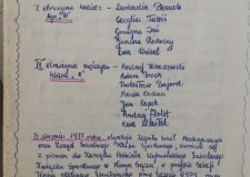 Powiększ zdjęcie Ze stron kroniki sekcji tenisa stołowego