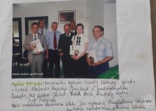 Powiększ zdjęcie Ze stron kroniki — spotkanie z kierownictwem Wydziału Oświaty, Kultury i Sportu UM w Gorlicach