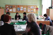 Czytelnia dla Dzieci i młodzieży MBP w Gorlicach podczas warsztatów 