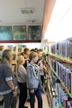	wizyta klasy czwartej z Miejskiego Zespołu Szkół nr 4 w Gorlicach w Wypożyczalni dla Dzieci i Młodzieży	