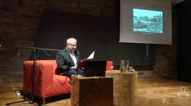 Krzysztof Mikruta opowiada o zniszczeniu Gorlic podczas wojny i koniecznej odbudowie