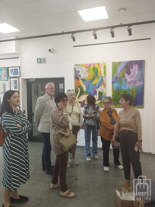 Biblioteka Gorlice, DKK Grupa podczas zwiedzania Biblioteki