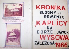 Powiększ zdjęcie Fotografie z Kroniki budowy i remontu kaplicy na Górze Jawor w Wysowej