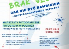 Powiększ zdjęcie Plakat — warsztaty fotograficzne: Fotografia w podróży