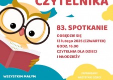 Powiększ zdjęcie Plakat — 83. spotkanie Klubu Małego Czytelnika