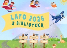 Powiększ zdjęcie Baner — Lato z Biblioteką 2026