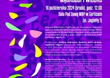 Przejdź do - Srebrny dobrostan. Seniorzy pełni zdrowia, mądrości i wigoru — prelekcja Wandy Matras-Mastalerz