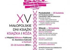 Przejdź do - XV Małopolskie Dni Książki — Książka i Róża