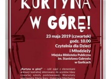 Przejdź do - „Kurtyna w górę!” — cykl zajęć z elementami animacji teatralnej skierowanych do uczniów klasy czwartej szkoły podstawowej