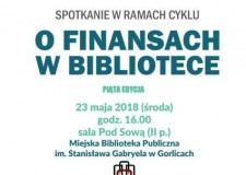 Przejdź do - „O finansach… w bibliotece” — cykl spotkań dla osób w wieku 50+