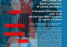 Powiększ zdjęcie Plakat — „Oni ratowali Żydów — bohaterskie postawy mieszkańców ziemi gorlickiej w czasie okupacji”