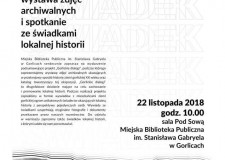 Przejdź do - Gorlickie dialogi — wystawa i spotkanie ze świadkami lokalnej historii